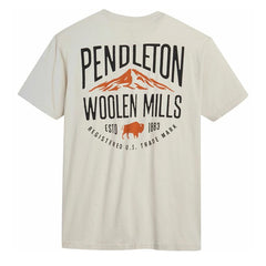 Pendleton Oversized Logo Graphic Tee Sand / Black Pendleton