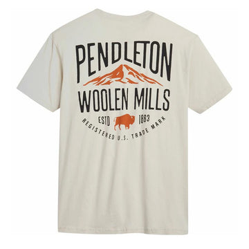 Pendleton Oversized Logo Graphic Tee Sand / Black Pendleton