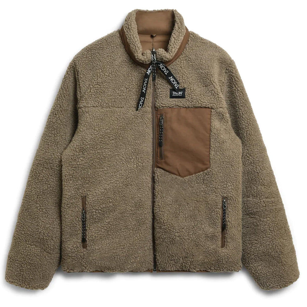 Taion Down x Boa Reversible Jacket L. Brown / Beige Taion
