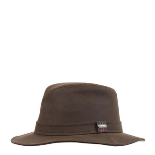 Barbour Vintage Wax Fedora Olive Barbour