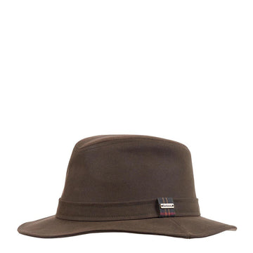 Barbour Vintage Wax Fedora Olive Barbour