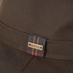 Barbour Vintage Wax Fedora Olive Barbour