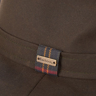 Barbour Vintage Wax Fedora Olive Barbour