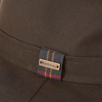 Barbour Vintage Wax Fedora Olive Barbour