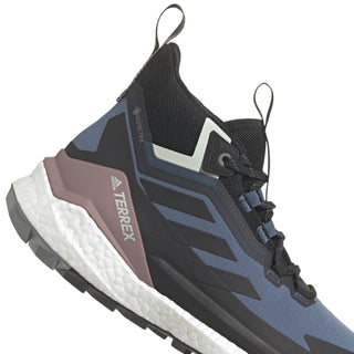 Adidas Terrex Womens Free Hiker 2 Gore-Tex Hiking Shoes Wonder Steel / Core Black / Linen Green Adidas Terrex