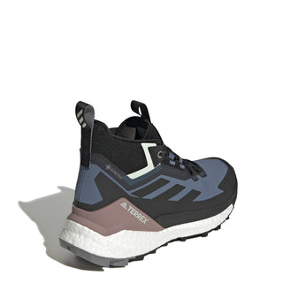 Adidas Terrex Womens Free Hiker 2 Gore-Tex Hiking Shoes Wonder Steel / Core Black / Linen Green Adidas Terrex