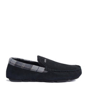 Barbour Monty Slippers Black Suede Barbour