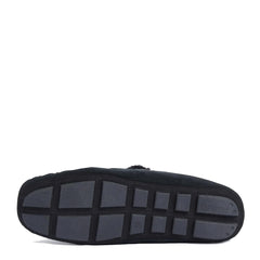 Barbour Monty Slippers Black Suede Barbour