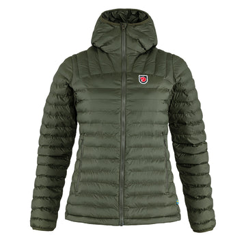 Fjallraven Womens Expedition Latt Hoodie Deep Forest Fjallraven