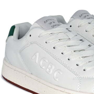 ACBC Womens Timeless Trainers White and Green ACBC