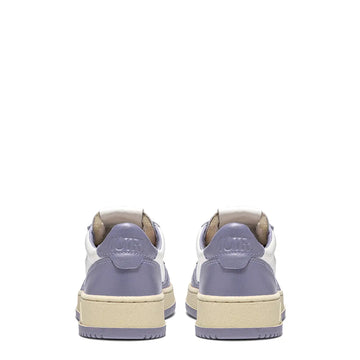 Autry Womens Medalist Low Trainers White / Lavender Autry