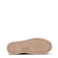 Autry Womens Medalist Mid Trainers White / Mushroom Autry