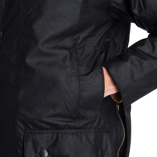Barbour Beaufort Wax Jacket Black Barbour