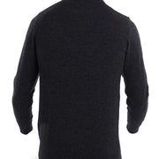 Barbour Essential Lambswool Crew Neck Charcoal - Parasol Store