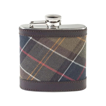 Barbour Hip Flask Dark Brown Barbour