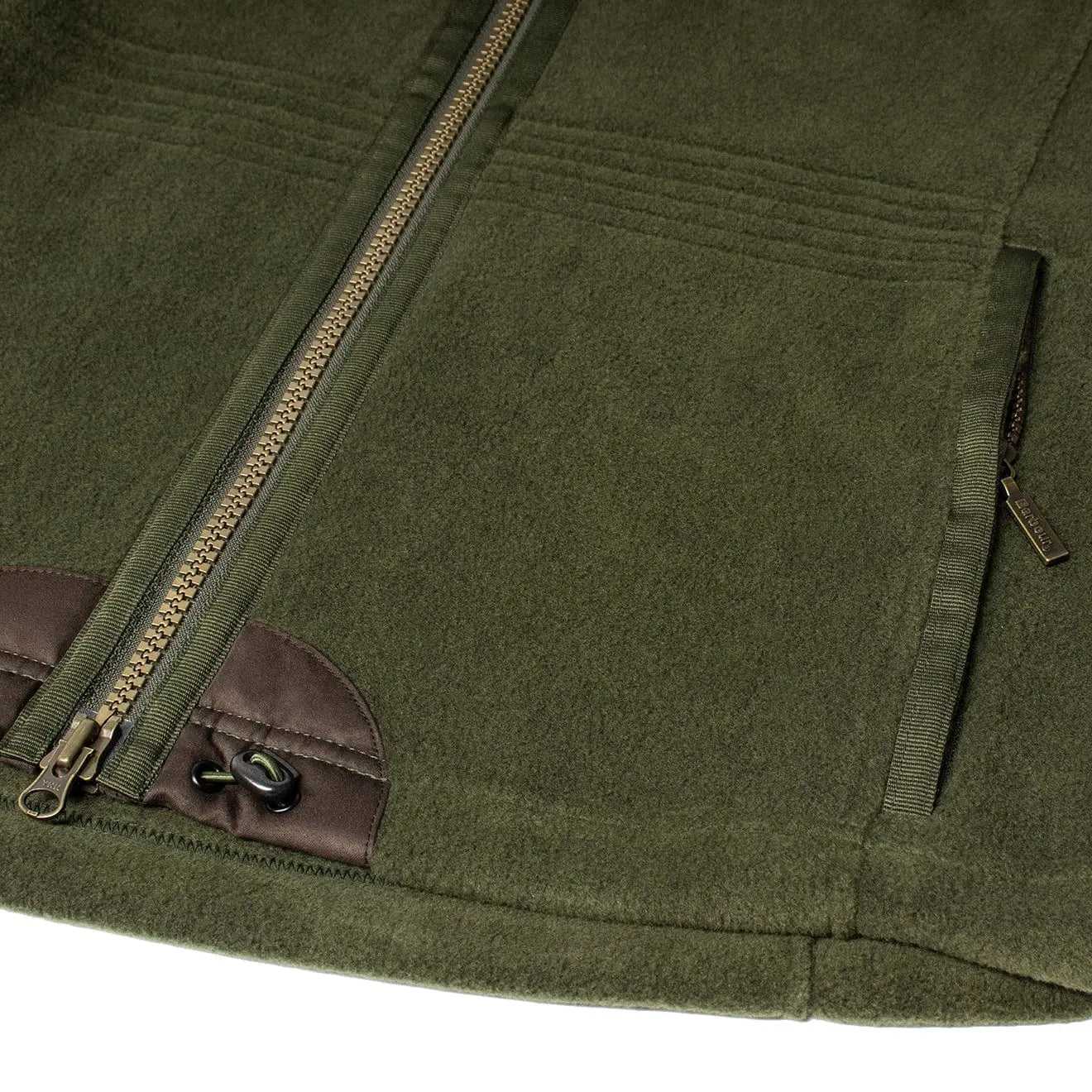 Barbour Langdale Fleece Gilet Olive - Parasol Store