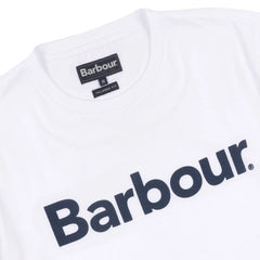 Barbour Logo T-Shirt White Barbour