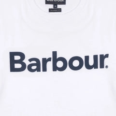 Barbour Logo T-Shirt White Barbour