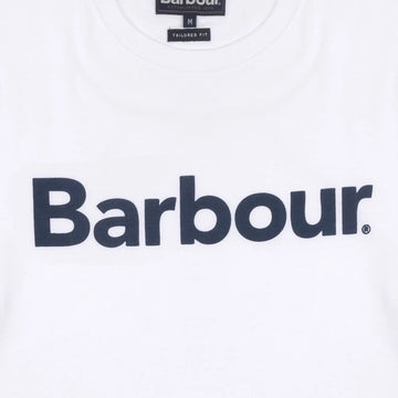 Barbour Logo T-Shirt White Barbour