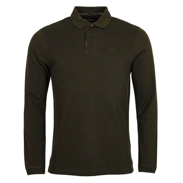 Barbour long sleeve polo shirt 2025