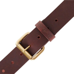 Barbour Matt Leather Belt Brown - Parasol Store