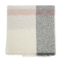 Barbour Plaid Boucle Wrap Ecru / Pine / Grey Barbour
