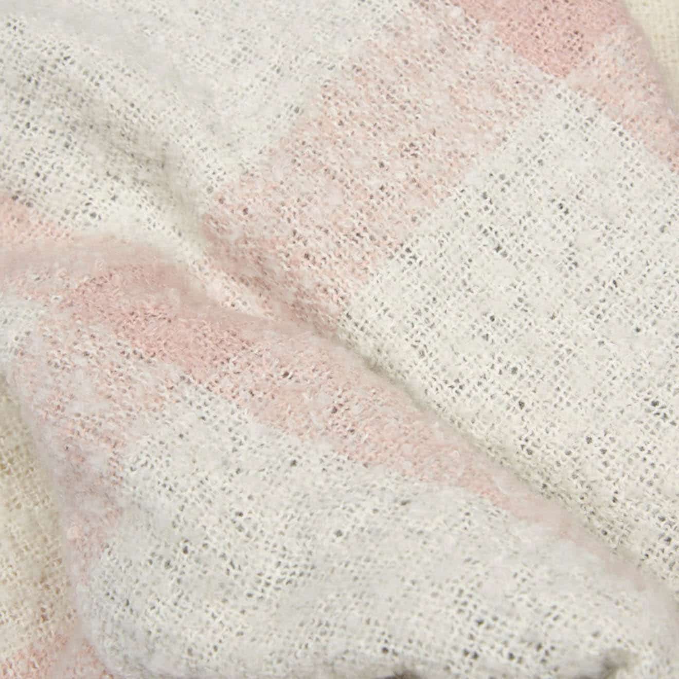 Barbour Plaid Boucle Wrap Ecru / Pine / Grey Barbour