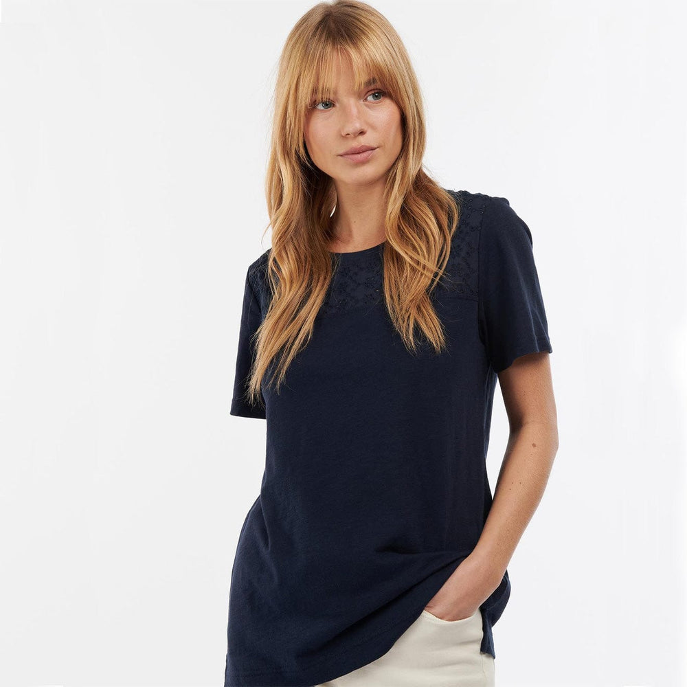 Barbour Womens Barmouth Top Navy Barbour