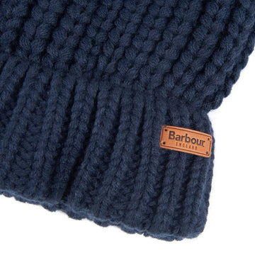 Barbour Womens Saltburn Beanie Navy Barbour