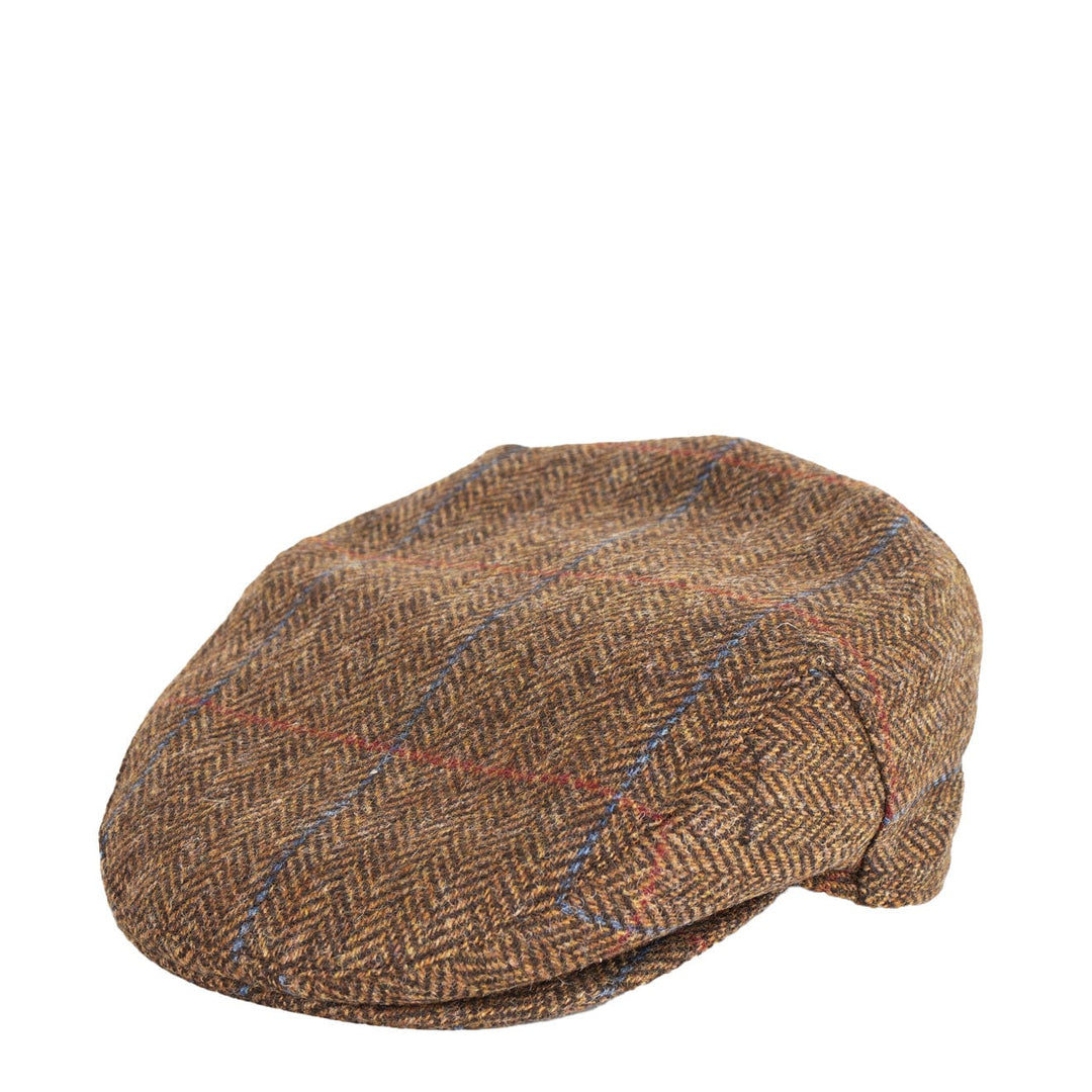 Barbour Cairn Flat Cap Brown Check Barbour