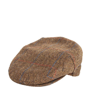 Barbour Cairn Flat Cap Brown Check Barbour