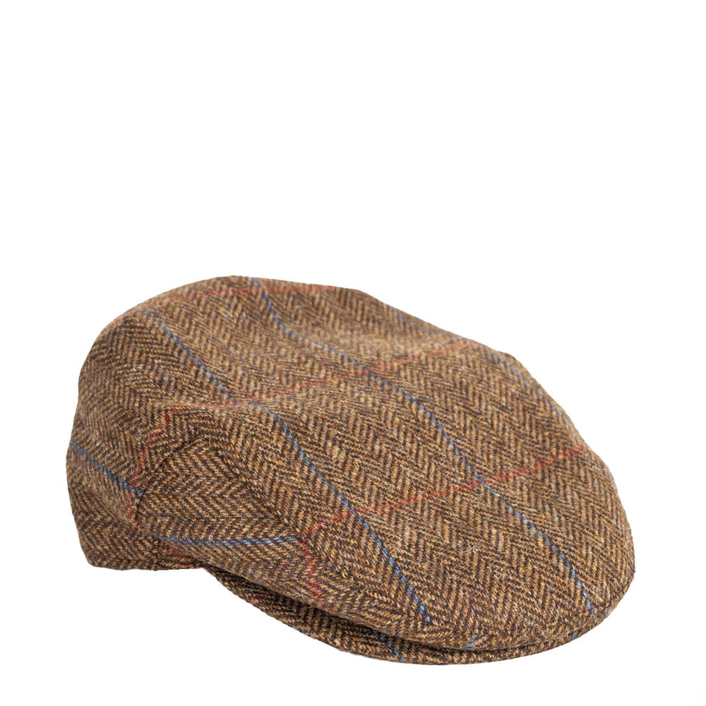 Barbour Cairn Flat Cap Brown Check Barbour