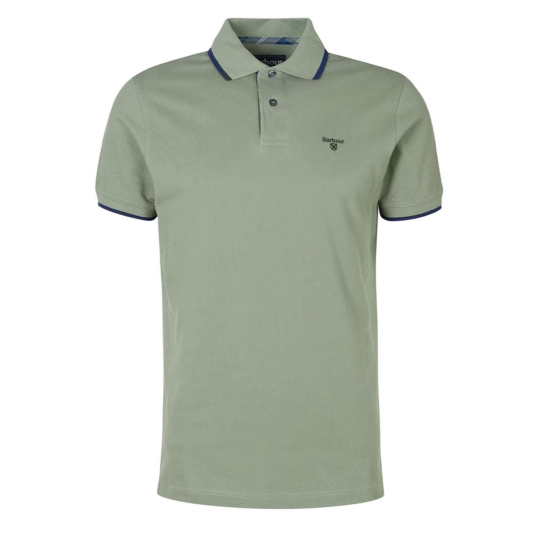 Barbour Easington Polo Agave Green Barbour