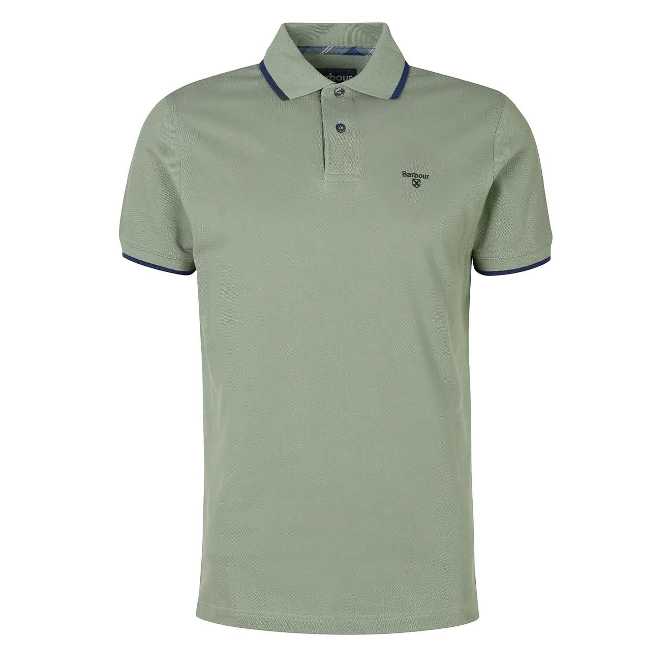 Barbour Easington Polo Agave Green Barbour