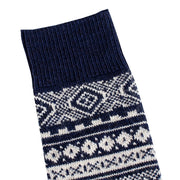 Barbour Fairisle Sock Navy Barbour