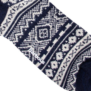 Barbour Fairisle Sock Navy Barbour