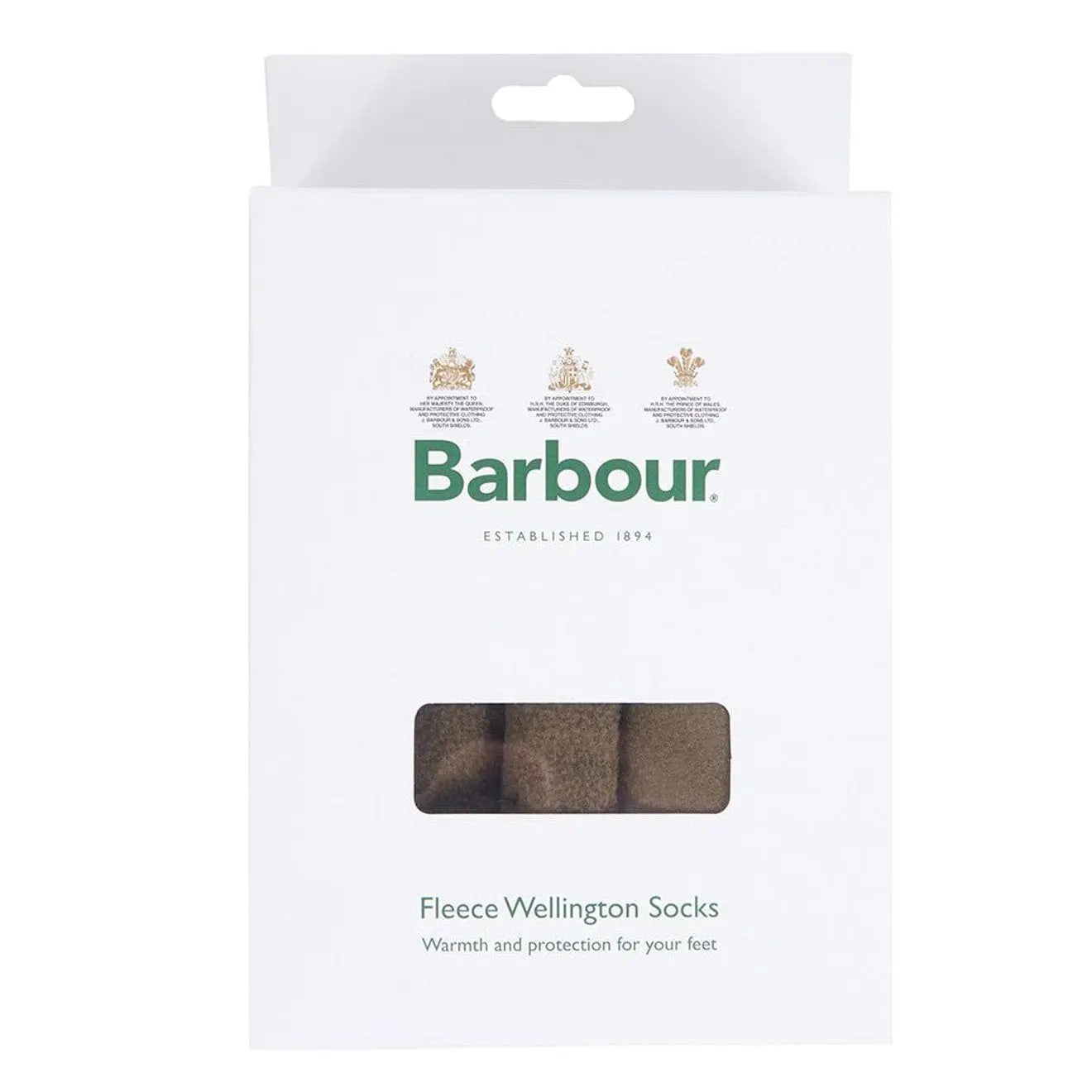Barbour Fleece Wellington Sock Olive Barbour