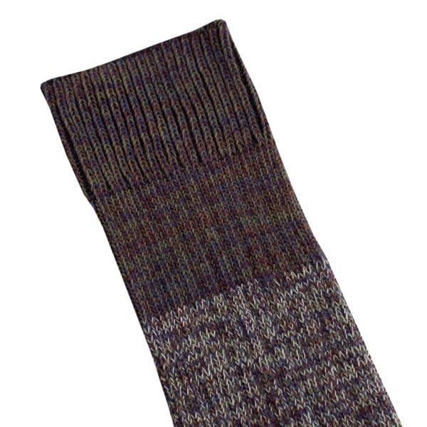 Barbour Glencoe Socks Burgundy Barbour