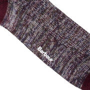 Barbour Glencoe Socks Burgundy Barbour