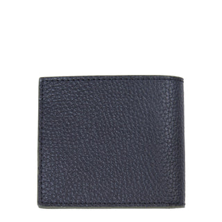 Barbour Grain Leather Billfold Coin Wallet Black Barbour