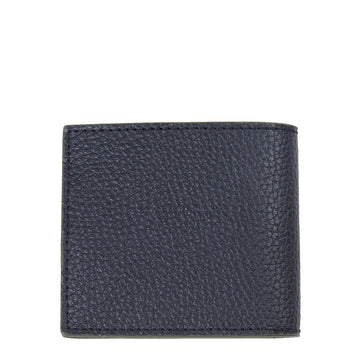 Barbour Grain Leather Billfold Coin Wallet Black Barbour