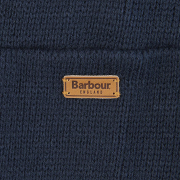 Barbour Hooded Pom Dog Jumper Navy Barbour