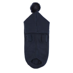 Barbour Hooded Pom Dog Jumper Navy Barbour