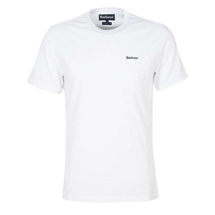 Barbour Langdon Pocket T-Shirt Classic White Barbour