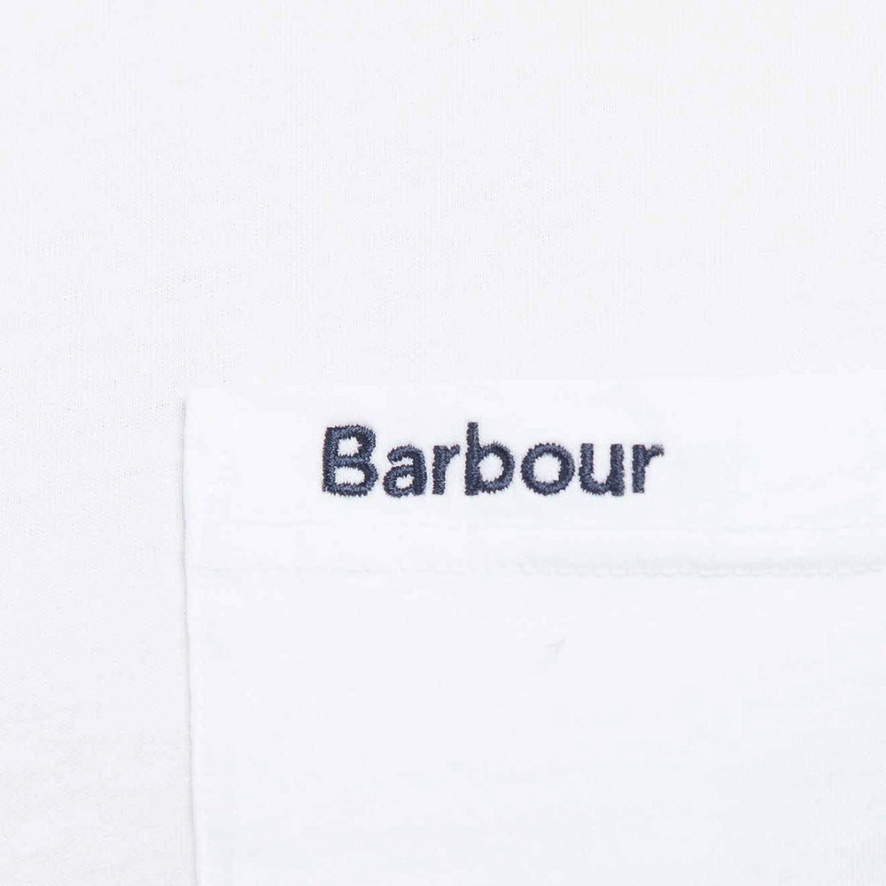 Barbour Langdon Pocket T-Shirt Classic White Barbour