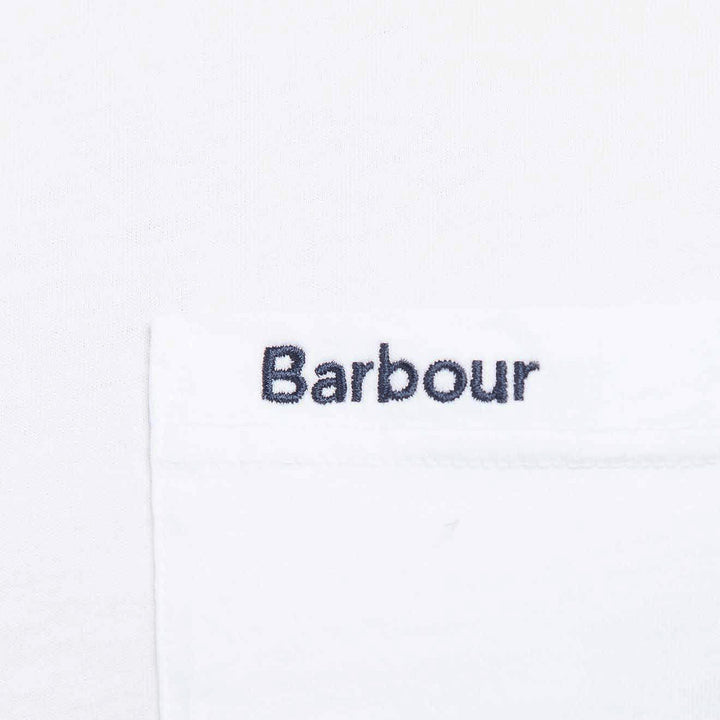 Barbour Langdon Pocket T-Shirt Classic White Barbour