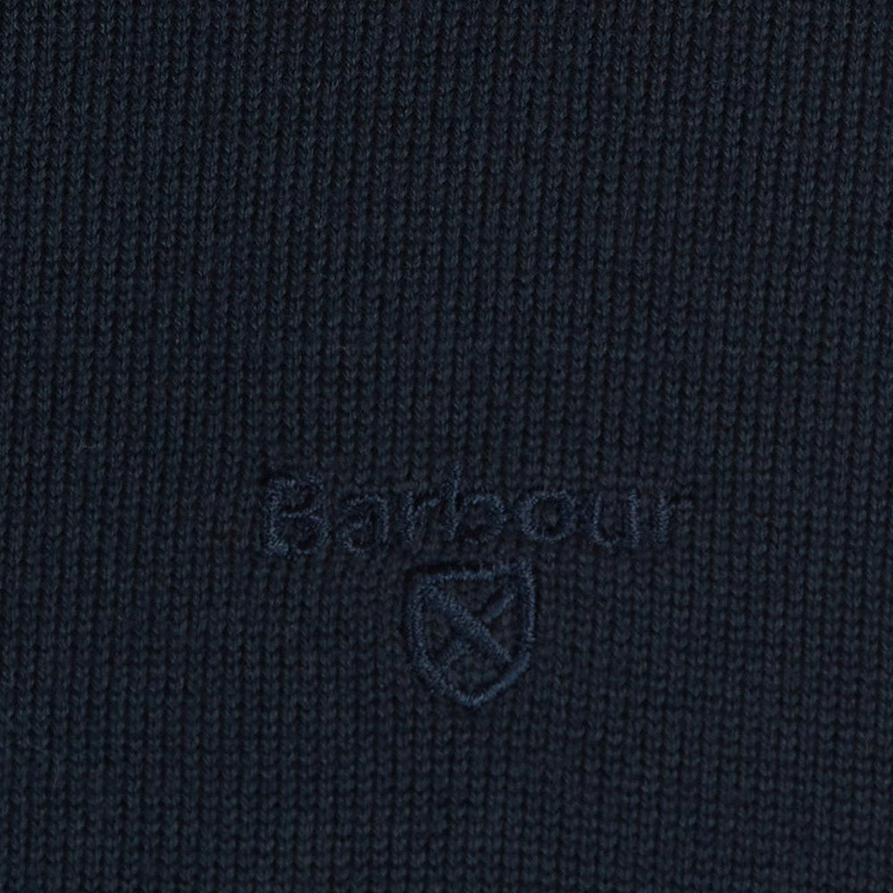 Barbour Pima Cotton Crew Neck Navy Barbour