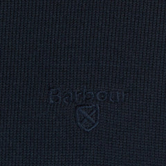 Barbour Pima Cotton Crew Neck Navy Barbour