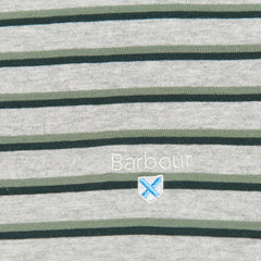 Barbour Ponte Striped T-Shirt Grey Marl Barbour