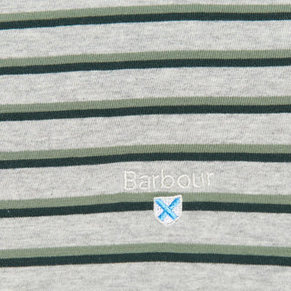 Barbour Ponte Striped T-Shirt Grey Marl Barbour